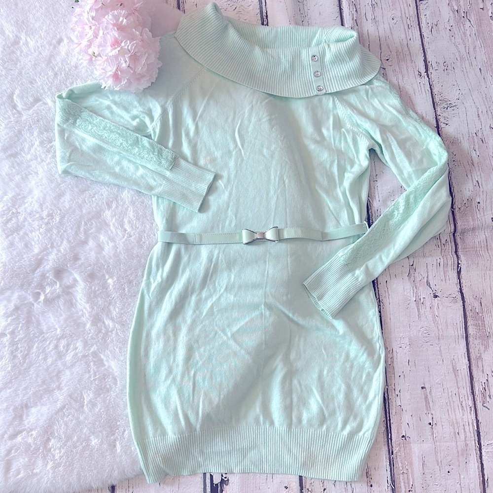 CANDIE’S PRETTY LITTLE THING COW-NECK JERSEY DRESS SIZE XL